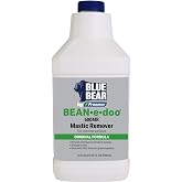 Blue Bear 500MR: BEAN-e-doo Mastic and Adhesive Remover for Concrete 1 Qt | Professional Soy-Based Formula for Carpet, Tile &amp; Asbestos Mastics, Low-Odor, Non-Toxic, Safe for Schools &amp; Hospitals