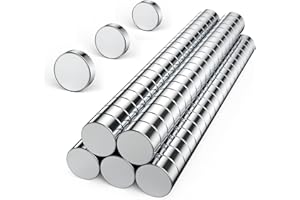 GBYMIUY Round Refrigerator Magnets, 100PCS 6×3MM Small Strong Fridge Magnet, Office, Whiteboard Magnets, Durable Mini Magnets