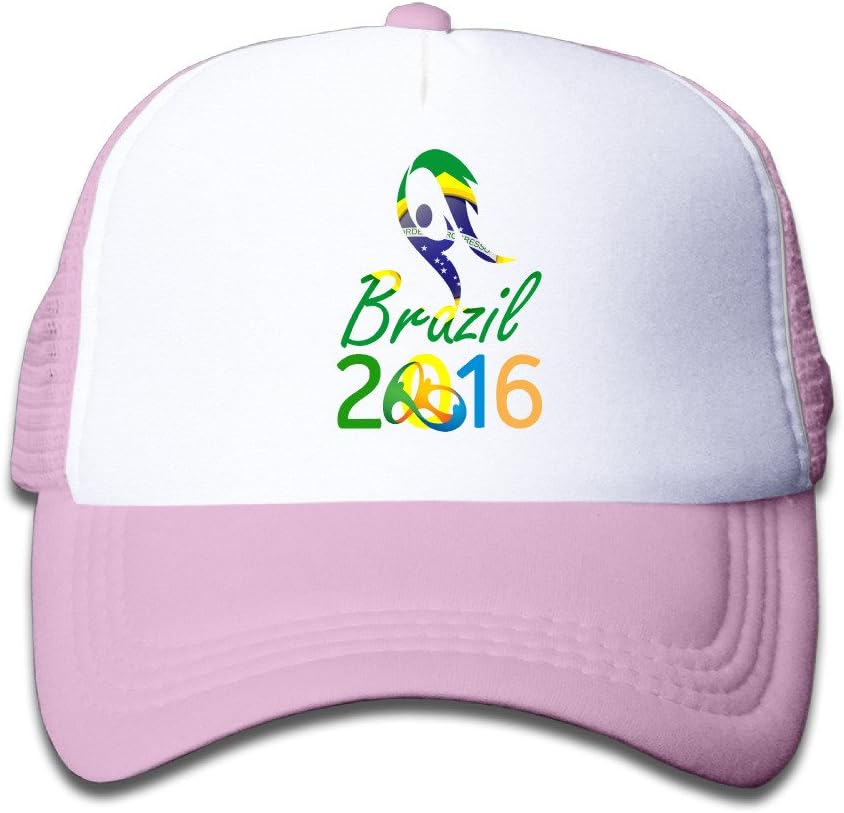 Kim Lennon 2016 Brazil Torch Relay Custom Trucker Girls Hat Cap Lightweight Mesh Flexfit Pink
