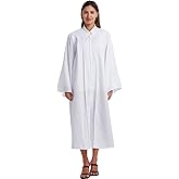Grad HAGO Unisex Matte Choir Robe for Church baptism robes for water baptism,Graduation Gown Judge Pastor Robes