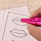 Zveniy 4 Pcs Lip Tattoo Skin Latex Sheet Light Brown Microblading Practice view 6