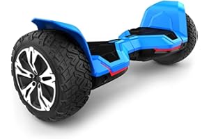 Gyroor Warrior 8.5 inch All Terrain Off Road Hoverboard with Bluetooth Speakers and LED Lights, UL2272 Certified Self Balancing Scooter