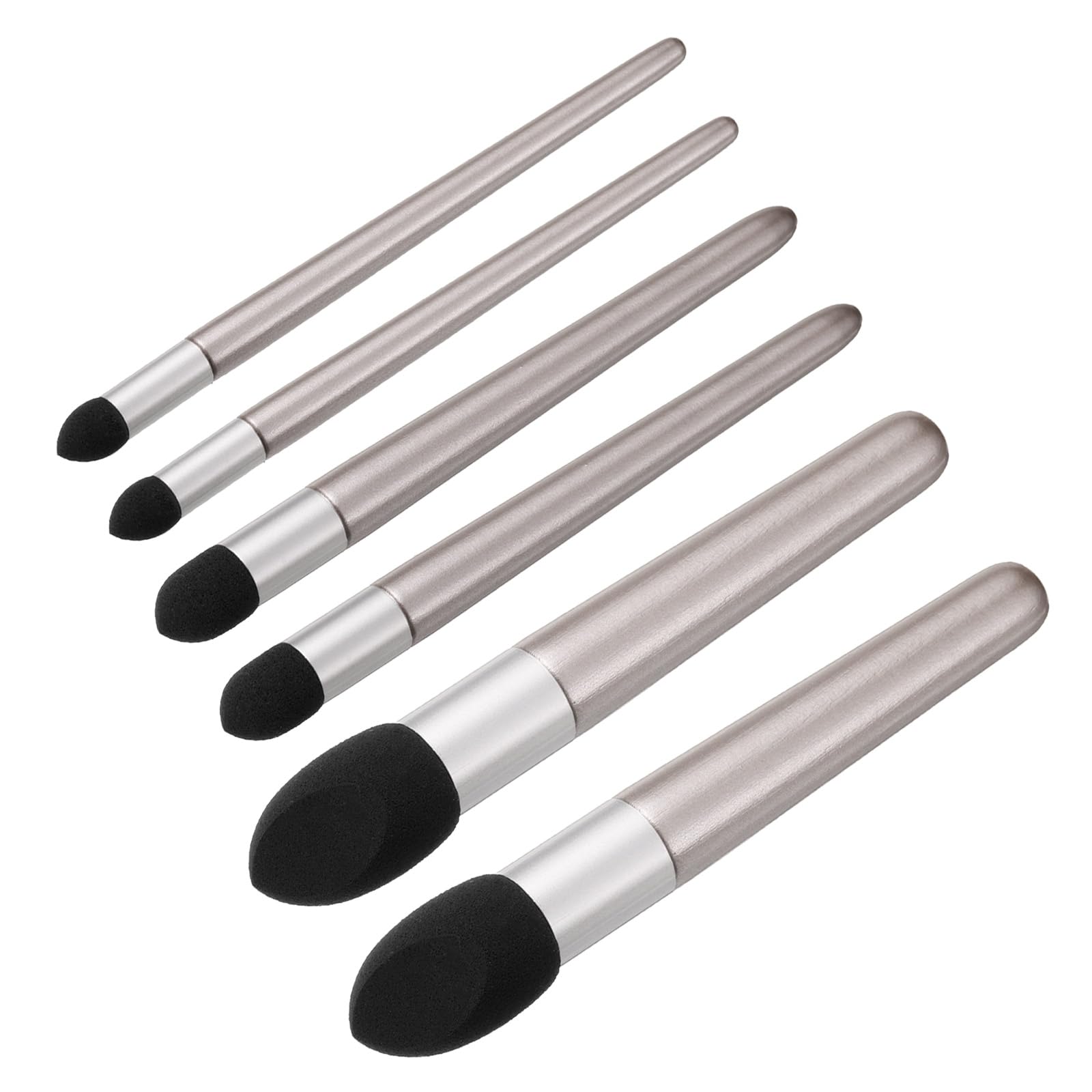 PATIKIL 3 Size Blending Stump Artist Blending Sponge Pen, 2 Set Washable Reusable Rubbing Sponge Brush Sketch Modification Sponge Pen Art Blenders Tool for Drawing Correction, Rose Gold