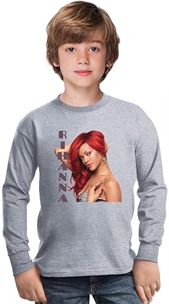 Rihanna Red Haired Amazing Kids Long Sleeved Shirt By True Fans