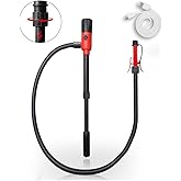 FUELIO Portable Fuel Transfer Pump Battery Powered/USB Charging - AUTO STOP Gas Pump For 5 Gallon Gas Can