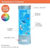 Global Gizmos Magical Bubble Lamp Rose Gold 32cm 7 Colour Change view 2