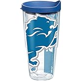 Tervis Made in USA Double Walled NFL Detroit Lions Insulated Tumbler Cup Keeps Drinks Cold & Hot, 24oz, Colossal
