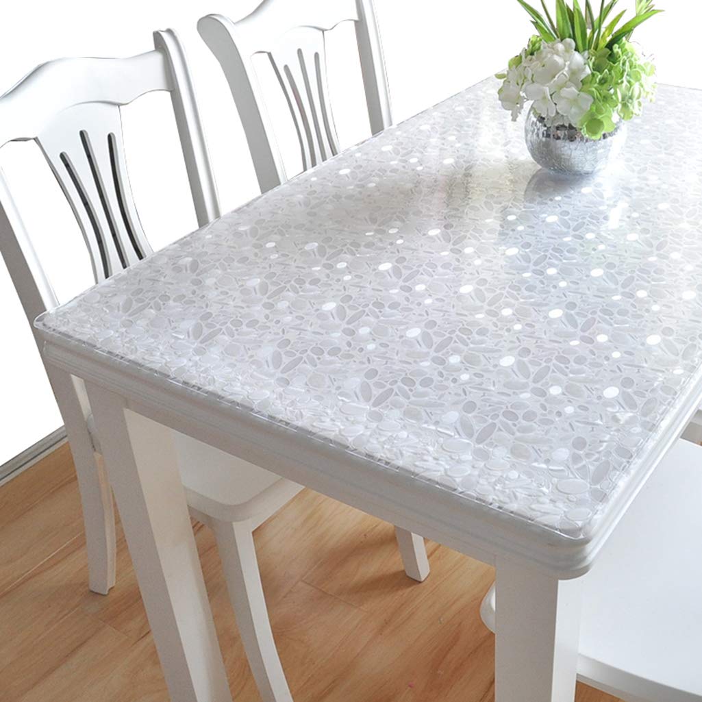 CIEEIN CIEHT PVC Tablecloths Desk Table Mat Tablecover Table Covers Waterproof Oilproof Durable Stone 70 * 120CM