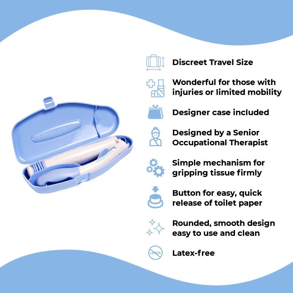 Buckingham Travel Compact Folding Easywipe Toilet Aid: Industrial & Scientific