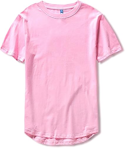 Amazon Make 2 Be スタイリッシュ 半袖 無地 ラウンドカット Tシャツ 前後アシメ カットソー メンズ レディース トップス 丈 長 プチ ロング丈 Mf93 Tシャツ カットソー 通販