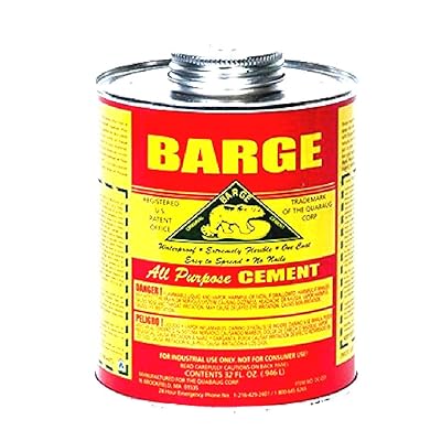 Barge All-Purpose Cement Rubber Leather Shoe Waterproof Glue 1 Qt (O.946 L) (32 Ounces)