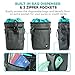 Dog Treat Pouch with Waste Bags Dispenser, TaoTronics Dog Training Pouch with Waist Belt or Over the Shoulder Strap, Carries Treats, Toys, Keys etc. (2 x Carabiner Clips, 1 Roll of Dog Poop Bags)