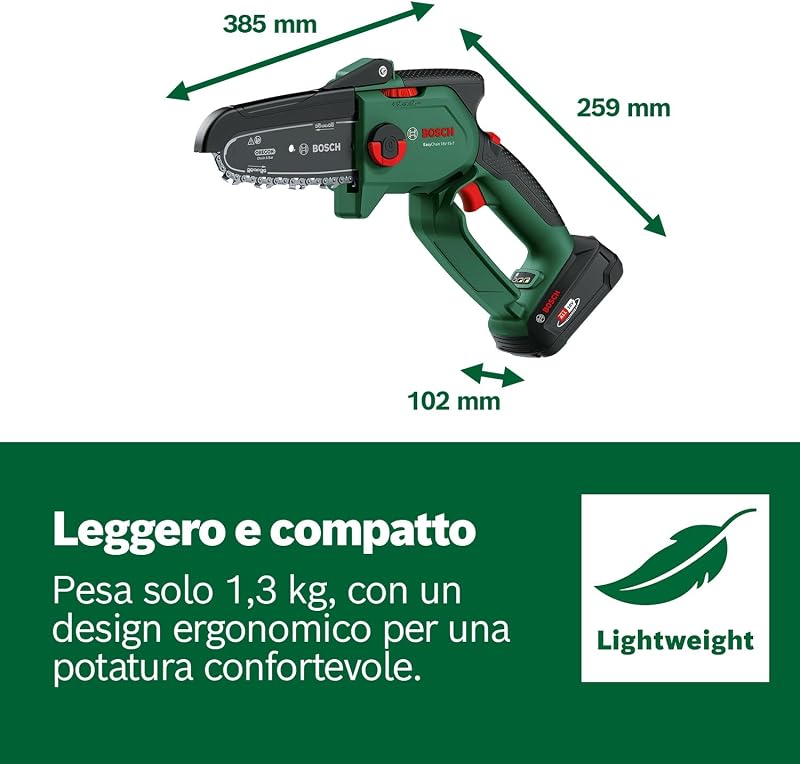 Mini Motosega a batteria EasyChain 18V-15-7