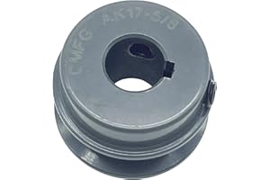 CMFG AK17-5/8 V Belt Pulley, 1.75 inch OD, 5/8 Inch Bore,Cast Iron Material, AK Single Groove v Belt Pulleys for "4L" or "A" or "3L" Belts