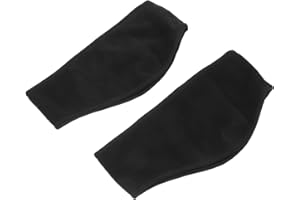 FRCOLOR 2 Pcs Fleece Sports Headbands with Full Ear Coverage Windproof Warm Sweatbands for Cycling Running