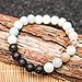 Bivei Lava Rock Stone Essential Oil Diffuser Bracelet - Natural Semi Precious Gemstone Beads Healing Crystal Bracelet(Amazonite)
