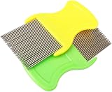 nuoshen 6 Pcs Lice Comb Set, Double Sided Metal & Plastic for Kids & Pets view 3