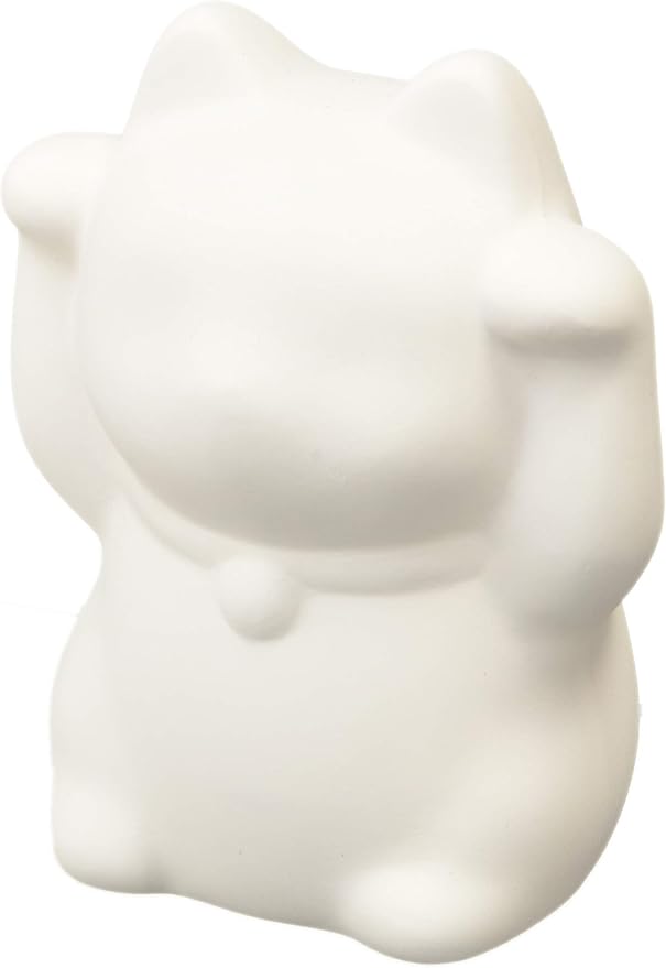 Amazon Co Jp お絵かき招き猫 両手上げ 貯金箱 1052 ホーム キッチン