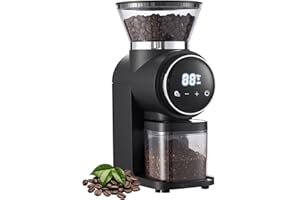 Ollygrin Burr Coffee Grinder with Adjustable 30 Precise Settings