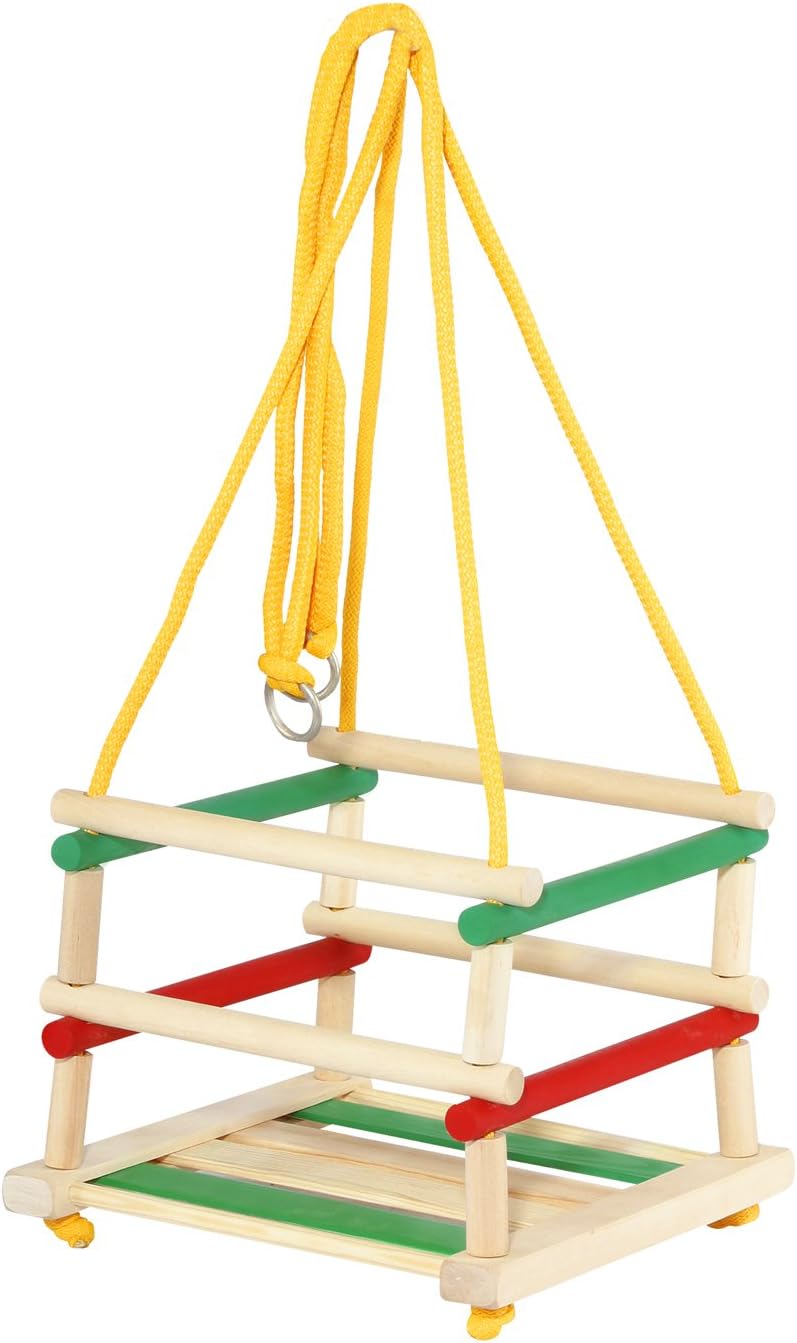 Tupiko HDK Wooden Coloured Swing, Multi-Color