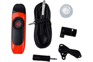 Electric Kazoo, 4.3 Professional Kazoo with Pickup & Adapter, Adjustable Tone Musical Instruments, Colorful Kazoos with Flute