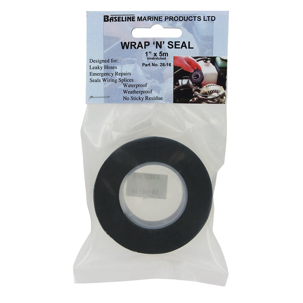 Paxanpax Universal 'Wrap N` Seal' Tape/Completely Watertight Repair Burst Pipes, 4.9 m x 25 mm