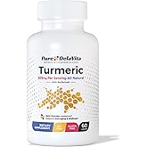 Turmeric with BioPerine® – Premium Turmeric Curcumin Supplement for Joint, Digestive, & Cognitive Health, Organic, Non-GMO, Gluten-Free, Vegan, 60 Capsules