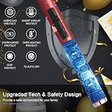 SUPRUS Candle Lighter Arc USB Lighter Electric Lighter with LED Display Red view 4