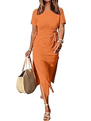 ANRABESS Women's 2025 Summer Maxi Tshirt Dress