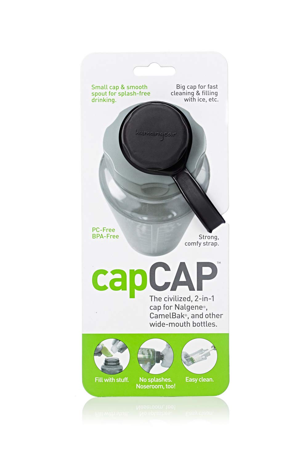 humangear capcap water bottle cap