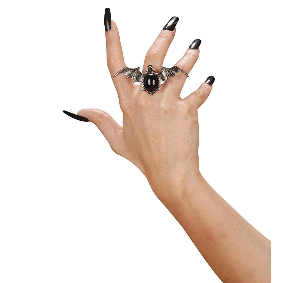 Net Toys Fledermausring Gothic Ring Silber Schwarz Fledermaus Vampirring Halloween Schmuck Kostum Accessoire Hexe Vampir Zauberin Dracula Verkleiden Kostume Zubehor Pacificdermatologycenter Com 