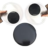 BusyPet Large Googly Eyes Magnetic (1 Pair, 7 inches) Magnetic Giant Googly Eyes Large Google Eyes with Magnet Big Googly Eye