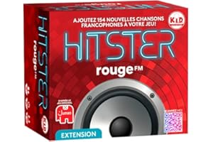HITSTER - Rouge FM 100% Franco - The Ultimate Music Trivia Party Game for Adults and Families - 154 new French Songs - 2 to 1