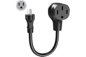 AIMILER NEMA 5-15P to 14-50R Adapter Cable for All Level 1/2 EVs(ETL Listed), Compatible with Tesla/j1772 EV Charger Cord, Support Max 50 Amp to 12 Amp 110-120 Volt EV Charger Power Cord, Not for RVs