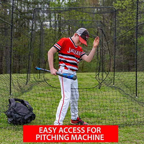 ANYTHING SPORTS 40 Foot Collapsable Batting Cage, Perfect Baseball