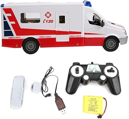 red ambulance toy