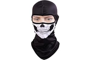 KINGREE Balaclava Ski Mask, Motorcycle Helmets Liner Ski Gear Neck Gaiter, Animal Print Series Quick-Dry Mask