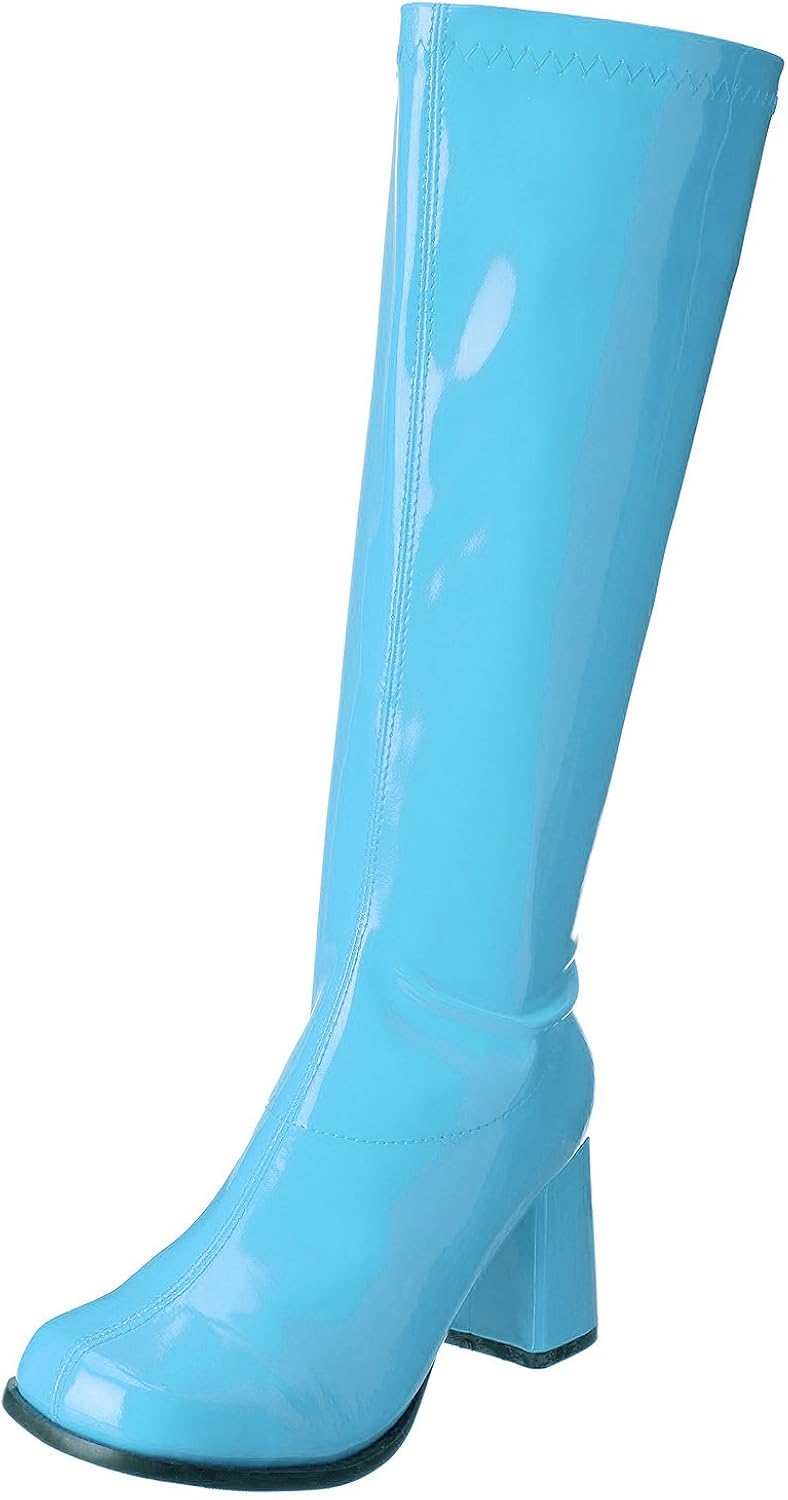 blue gogo boots