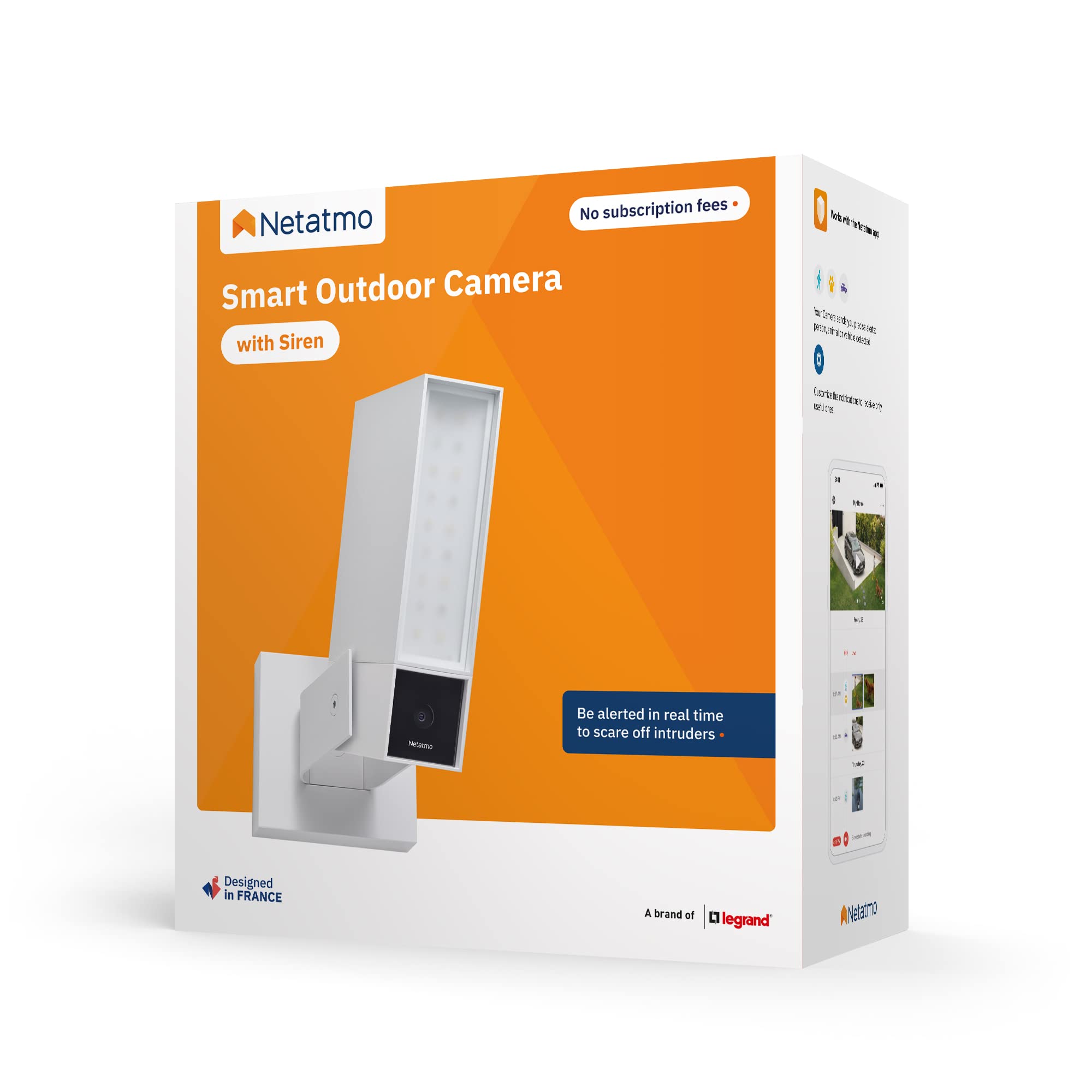 Netatmo Smart Outdoor Security Camera with 105-dB