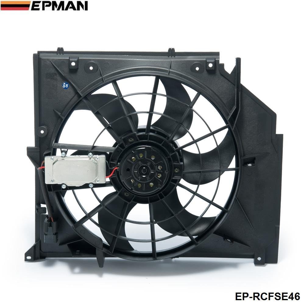 Automotive Brand New Radiator Cooling Fan Assembly For Bmw E46 325i