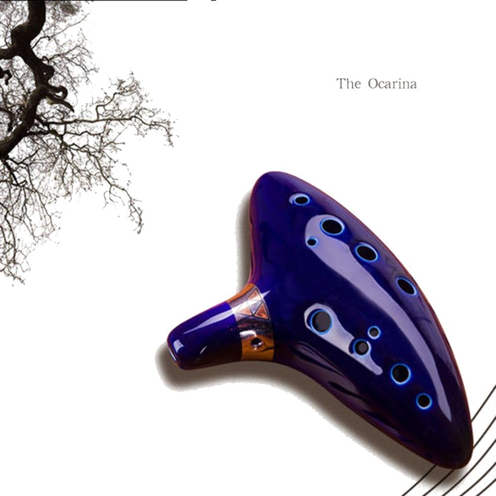 Ocarina de cerámica 12 agujeros Alto C Legend of Zelda Ocarina by