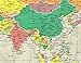 24x36 World Wall Map by Smithsonian Journeys - Tan Oceans Special Edition (24x36 Paper Folded)
