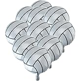 BinaryABC Volleyball Balloons,Volleyball Mylar Foil Balloons,Sports Theme Party Supplies,10Pcs(18 Inch)