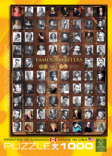 EuroGraphics Famous Writers 1000 Piece Puzzle