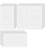 Tondiamo 46 Packs Outlet Insulation Pads Wall Plates Sealers for Electrical Save Energy Switch Plate Insulation Weatherproof Foam Switch Sealer