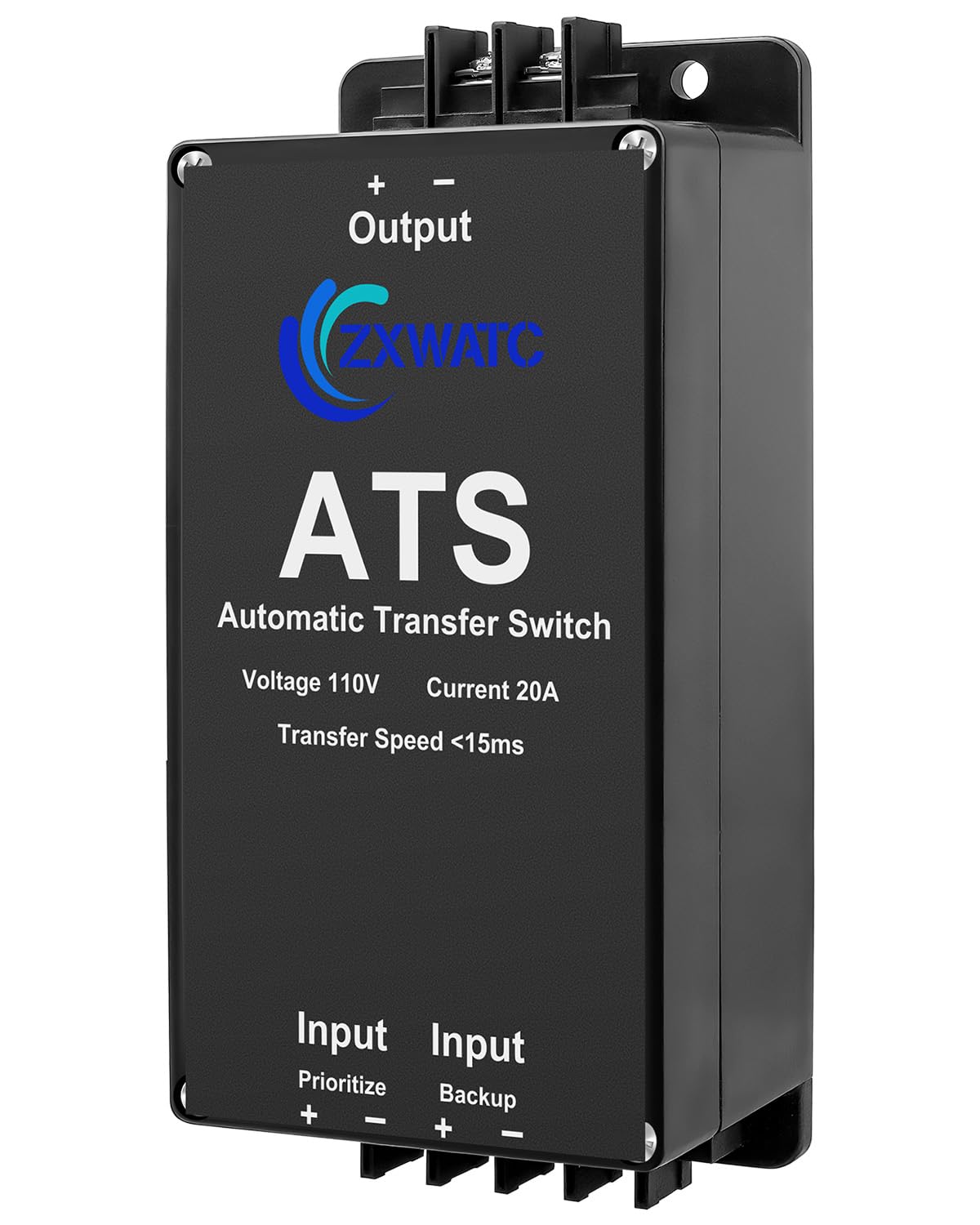 Photo 1 of 110V 20A Dual Power Automatic Transfer Switch with IoT Remote Control, 0.015S High Speed ATS, Two-Way Auto Switch, Safe AC Line Disconnect for Main & Backup Power