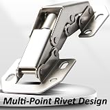 Bohaner 10 Pack Soft Close Cabinet Hinges Full Overlay Kitchen Cupboard 80 view 6