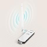 TP-Link TL-WN722N USB WiFi Adapter 150Mbps Wireless N White v3.0 4dBi Antenna view 4