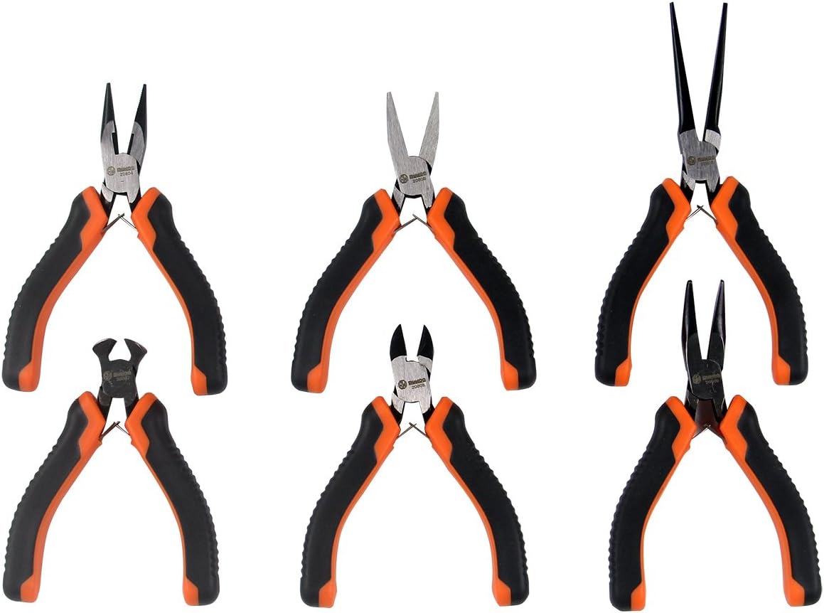 RUWOO Z08006 6-Piece Mini Precision Pliers Set