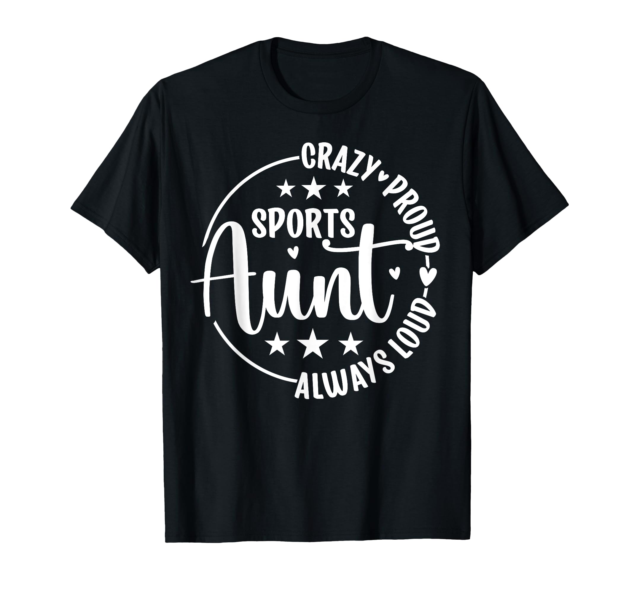 Photo 1 of Crazy Proud Sports Aunt Sports Auntie Sport Aunt T-Shirt / COLOR GREY / S